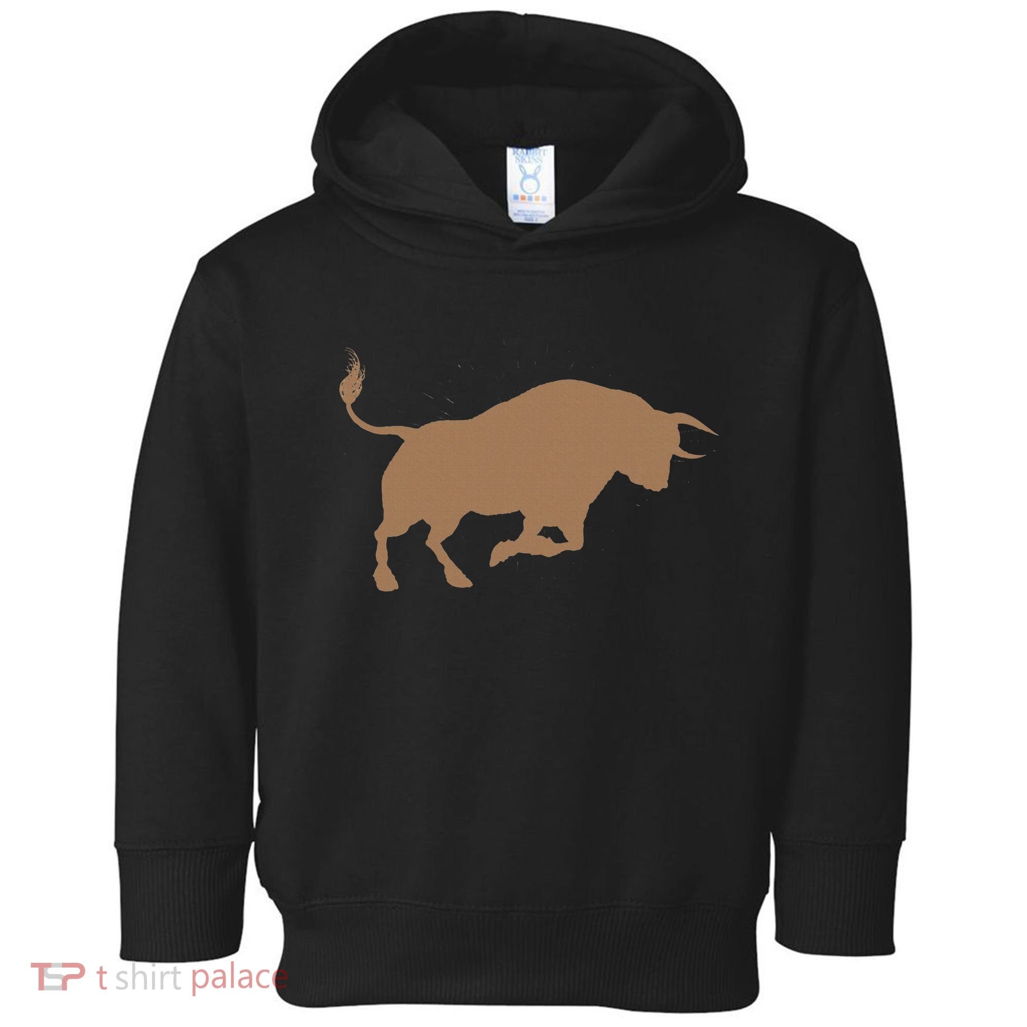 Bull Riding Rodeo Cool Cowboy Rider Birthday Gift Toddler Hoodie