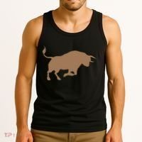 Bull Riding Rodeo Cool Cowboy Rider Birthday Gift Tank Top thumb 3