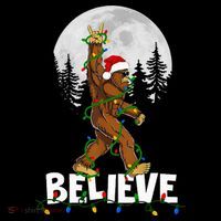 Bigfoot Rock Roll Sasquatch Christmas Believe Gifts  16oz Travel Tumbler thumb 2