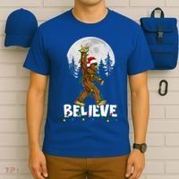 Bigfoot Rock Roll Sasquatch Christmas Believe Gifts  T-Shirt thumb 6
