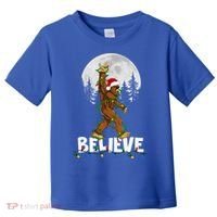 Bigfoot Rock Roll Sasquatch Christmas Believe Gifts  Toddler T-Shirt thumb 0