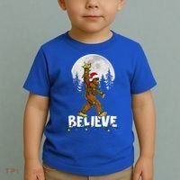 Bigfoot Rock Roll Sasquatch Christmas Believe Gifts  Toddler T-Shirt thumb 2