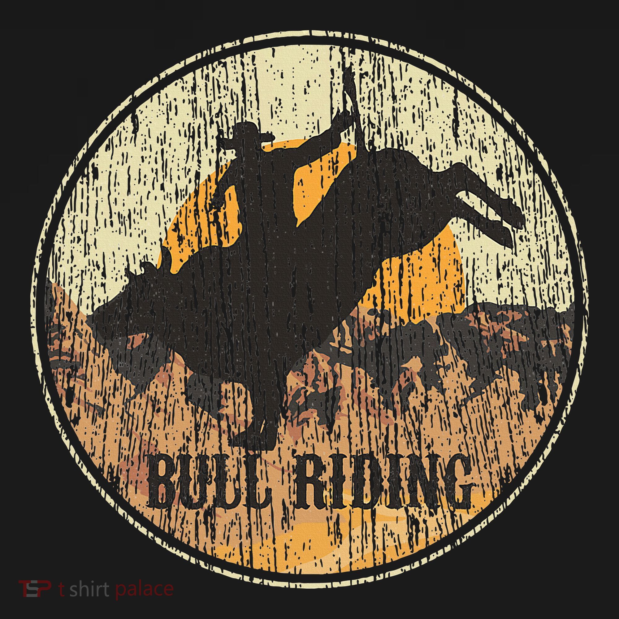 Bull Riding Rodeo Western Country Women's Hoodie