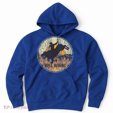 Bull Riding Rodeo Western Country Hoodie