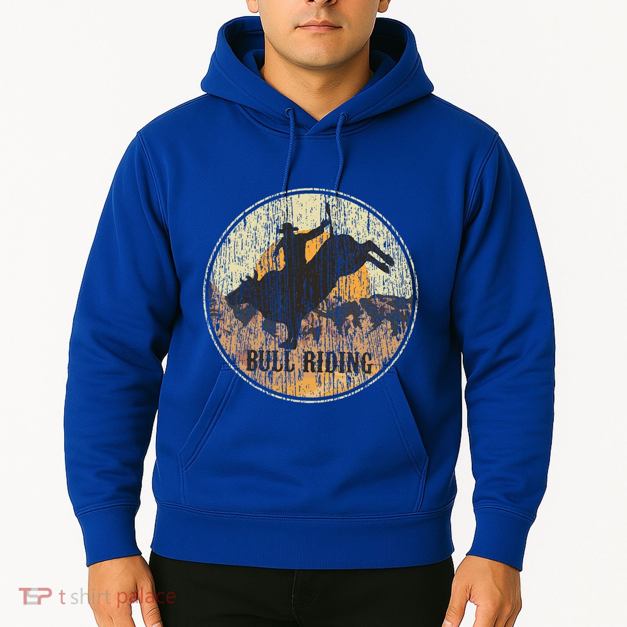 Bull Riding Rodeo Western Country Hoodie