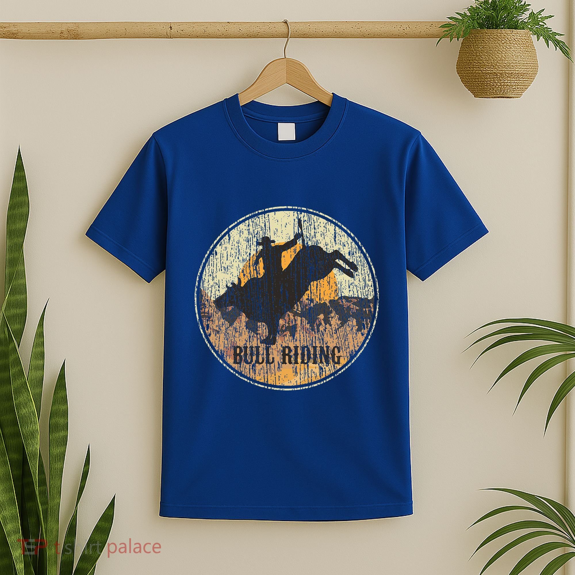 Bull Riding Rodeo Western Country T-Shirt