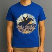 Bull Riding Rodeo Western Country T-Shirt thumb 3