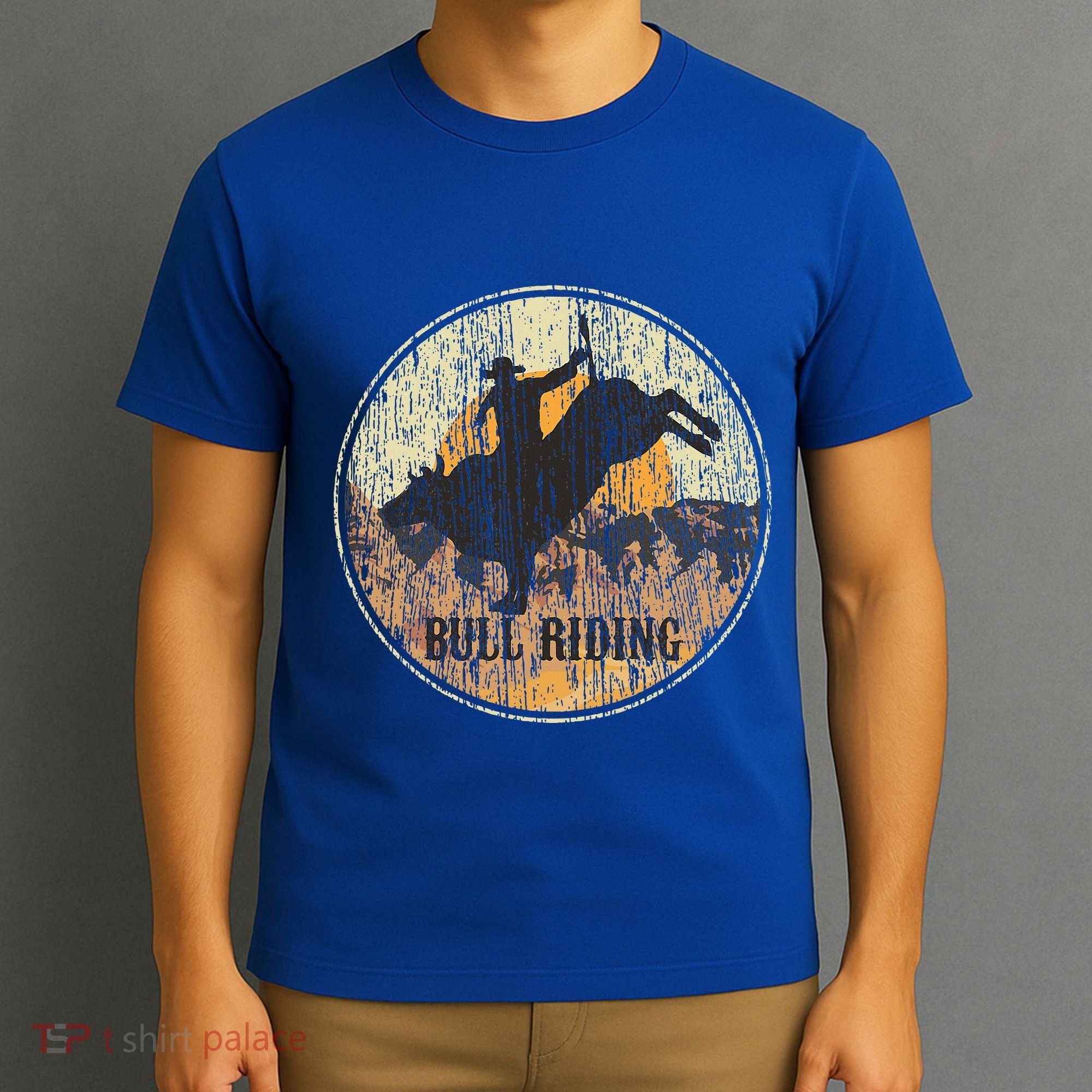 Bull Riding Rodeo Western Country T-Shirt