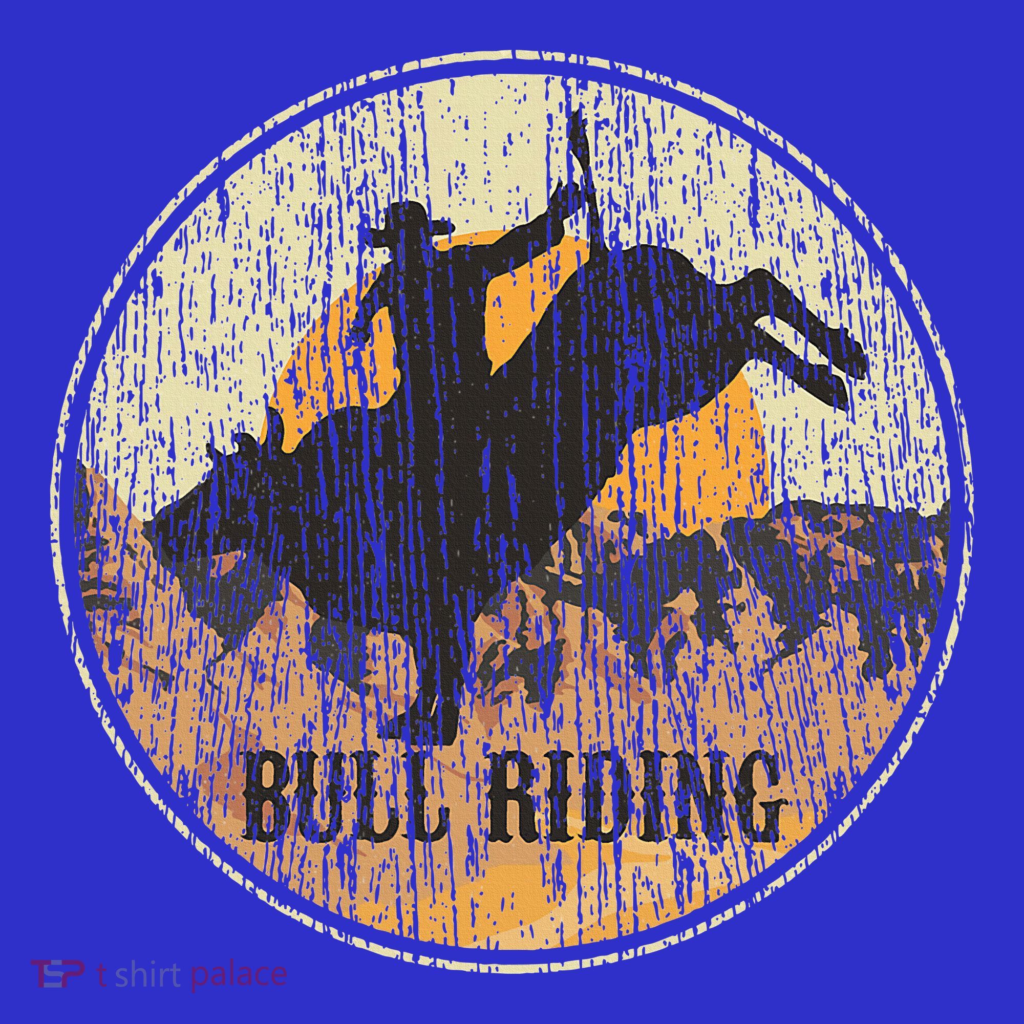 Bull Riding Rodeo Western Country T-Shirt