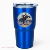Bull Riding Rodeo Western Country Tumbler thumb 0
