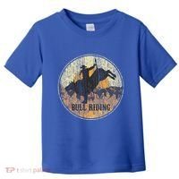 Bull Riding Rodeo Western Country Toddler T-Shirt thumb 0