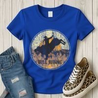 Bull Riding Rodeo Western Country Women's T-Shirt thumb 3