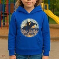 Bull Riding Rodeo Western Country Kids Hoodie thumb 3