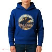 Bull Riding Rodeo Western Country Kids Hoodie thumb 4
