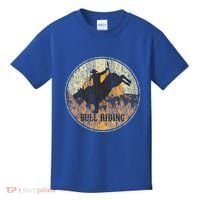 Bull Riding Rodeo Western Country Kids T-Shirt thumb 0