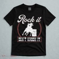 Barrel Racing Rock It Funny Cowgirl Rodeo Horse Barrel Racer T-Shirt thumb 5