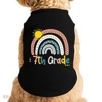 Boho Rainbow Sun For Teachers Women Hello 7th Grade Gift Doggie Tank thumb 0