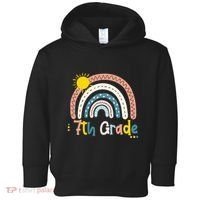 Boho Rainbow Sun For Teachers Women Hello 7th Grade Gift Toddler Hoodie thumb 0