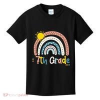 Boho Rainbow Sun For Teachers Women Hello 7th Grade Gift Kids T-Shirt thumb 0