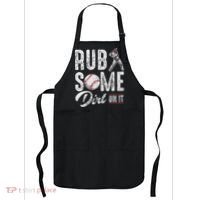 Baseball Rub Some Dirt On It Funny Humor Sayings Quotes Apron thumb 0