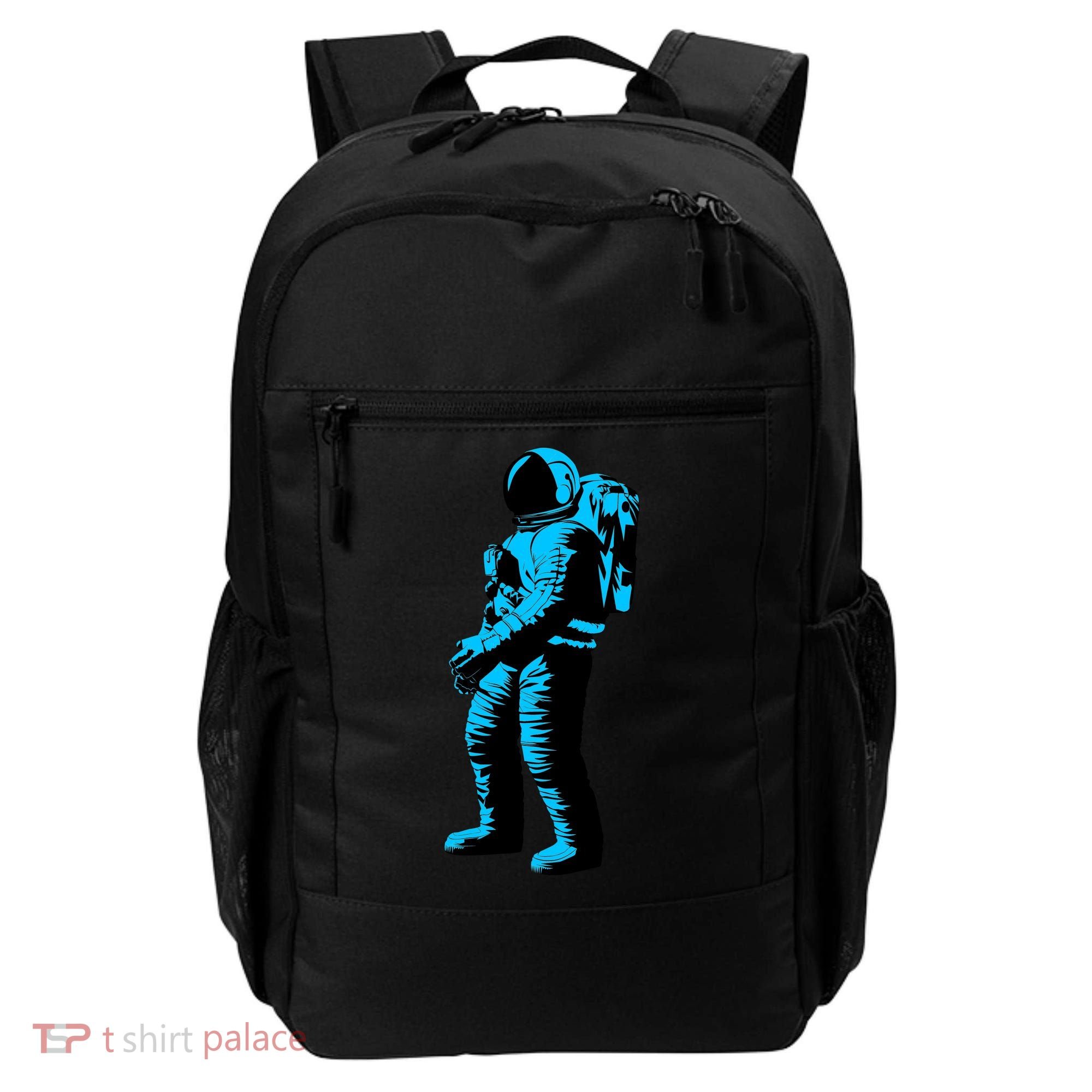 Blue Retro Space Astronaut Backpack