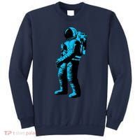 Blue Retro Space Astronaut Sweatshirt thumb 0