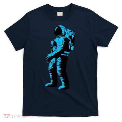 Blue Retro Space Astronaut T-Shirt