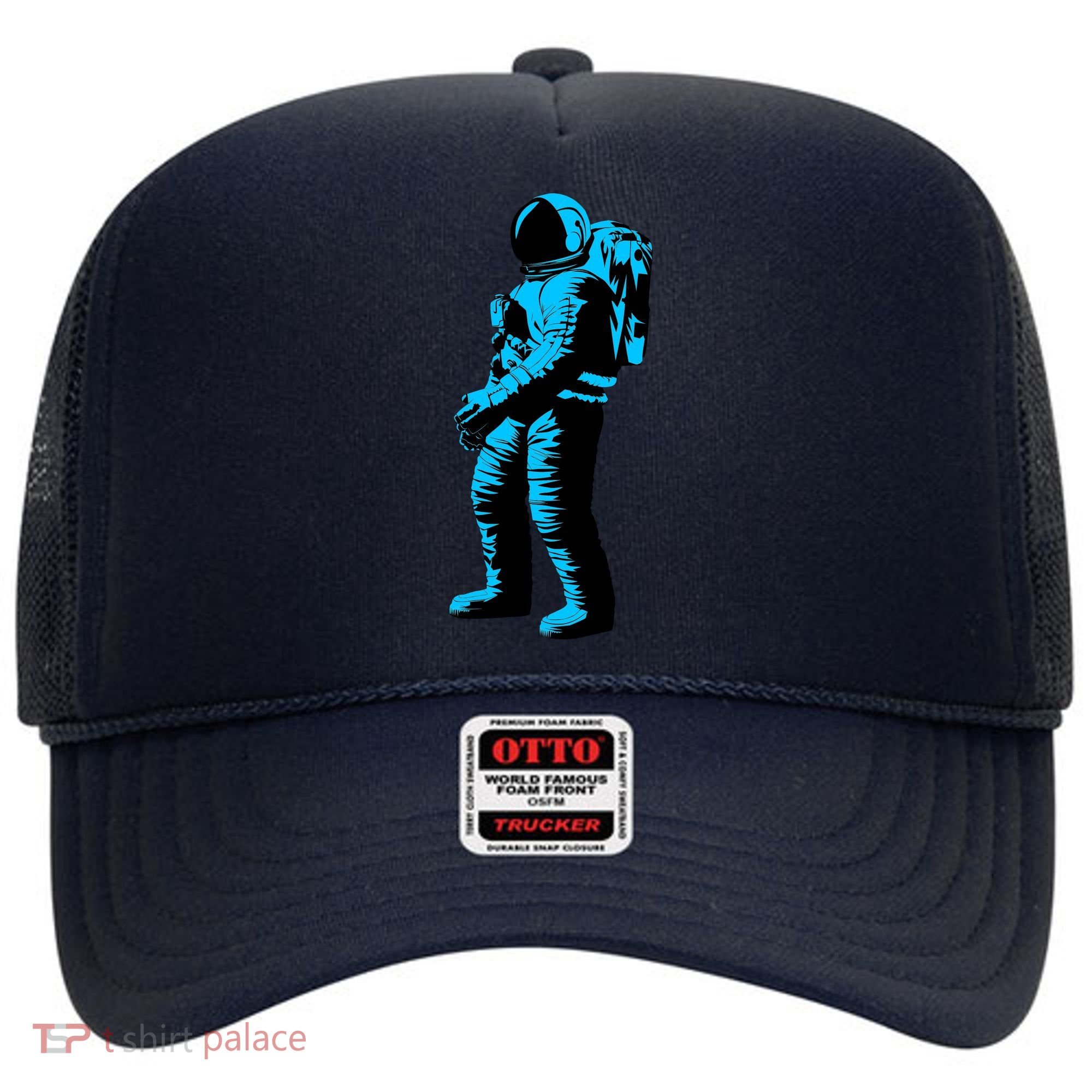 Blue Retro Space Astronaut Hat