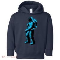 Blue Retro Space Astronaut Toddler Hoodie thumb 0