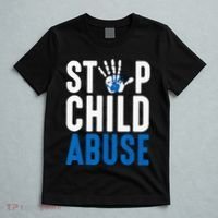 Blue Ribbon Stop Child Abuse Prevention Month Awareness T-Shirt thumb 5
