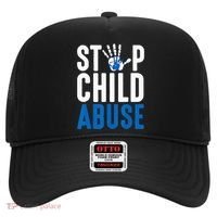 Blue Ribbon Stop Child Abuse Prevention Month Awareness Hat thumb 0
