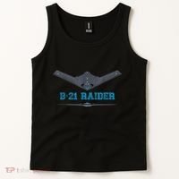 B21 Raider Stealth Bomber Aircraft; Usa Airplane Aviation Tank Top thumb 2