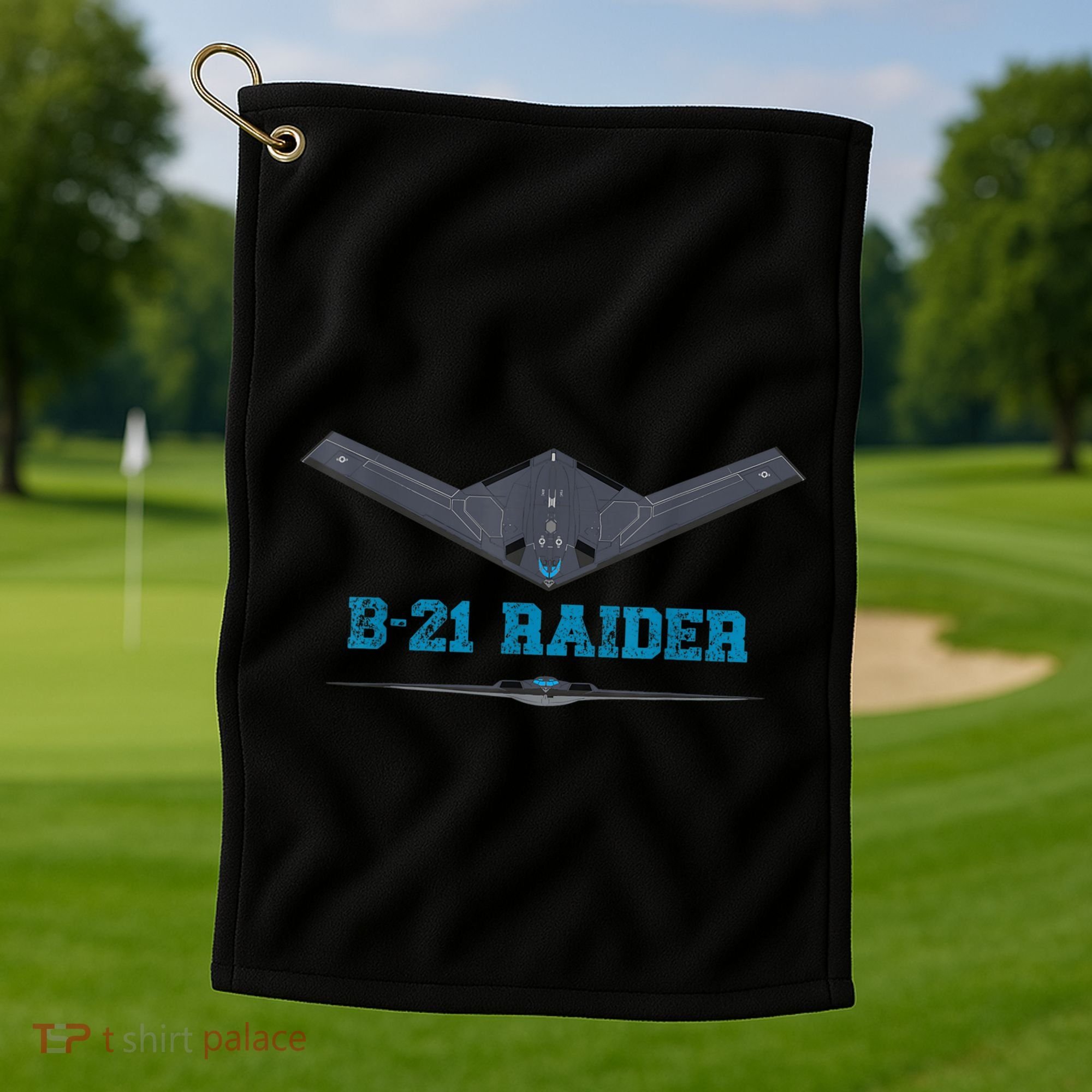 B21 Raider Stealth Bomber Aircraft; Usa Airplane Aviation Golf Towel