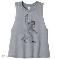 Bigfoot Rock Star Women's Racerback Cropped Tank thumb 0