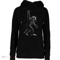 Bigfoot Rock Star Womens Funnel Neck Pullover Hood thumb 0