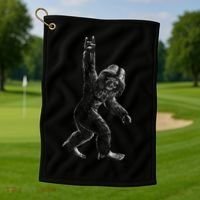 Bigfoot Rock Star Golf Towel thumb 1