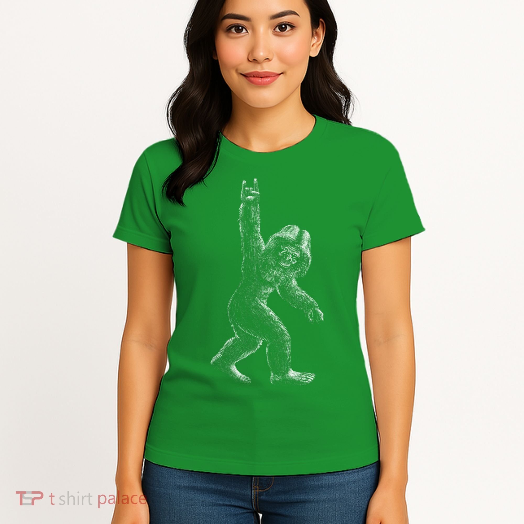 Bigfoot Rock Star Women's T-Shirt