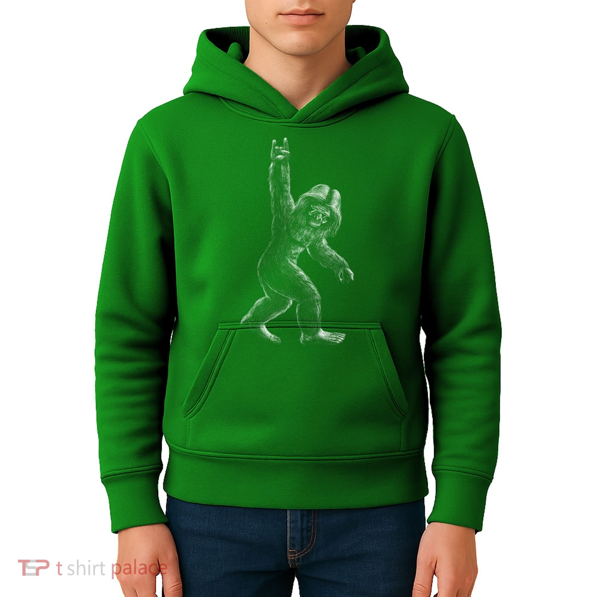 Bigfoot Rock Star Kids Hoodie