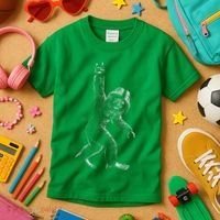 Bigfoot Rock Star Kids T-Shirt thumb 3