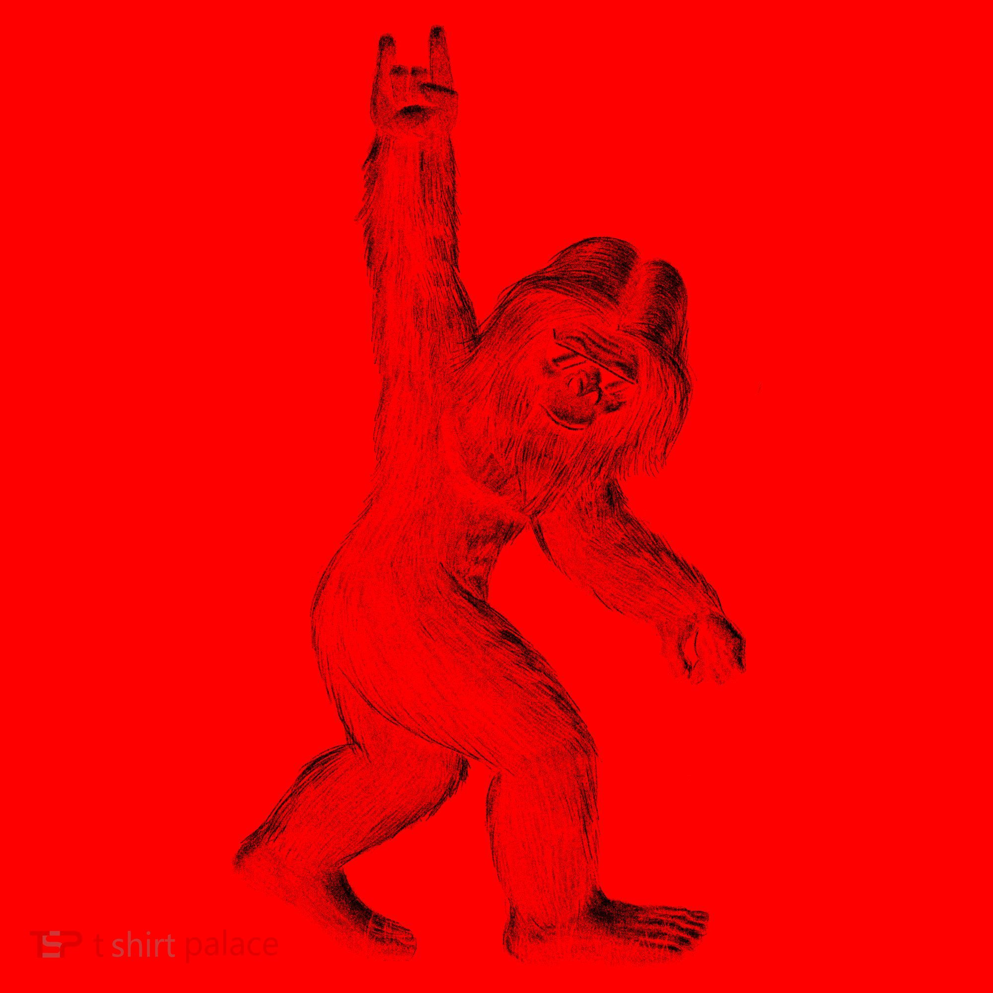 Bigfoot Rock Star Santa Hat