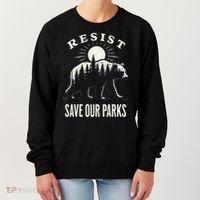 Bear Resist Save Our Parks Women's Sweatshirt thumb 0