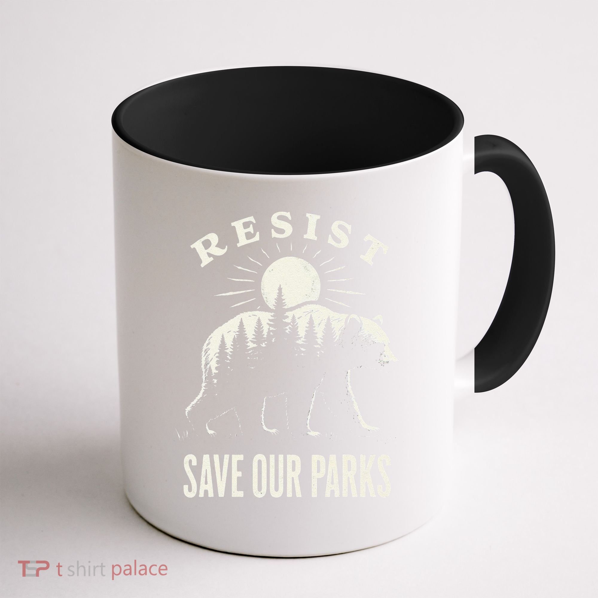 Bear Resist Save Our Parks Coffee Mug