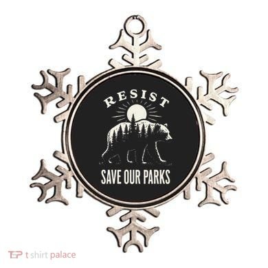 Bear Resist Save Our Parks Ornament