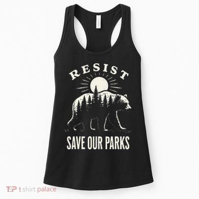 Bear Resist Save Our Parks Women's Tank Top