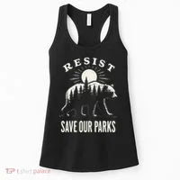 Bear Resist Save Our Parks Women's Tank Top thumb 0