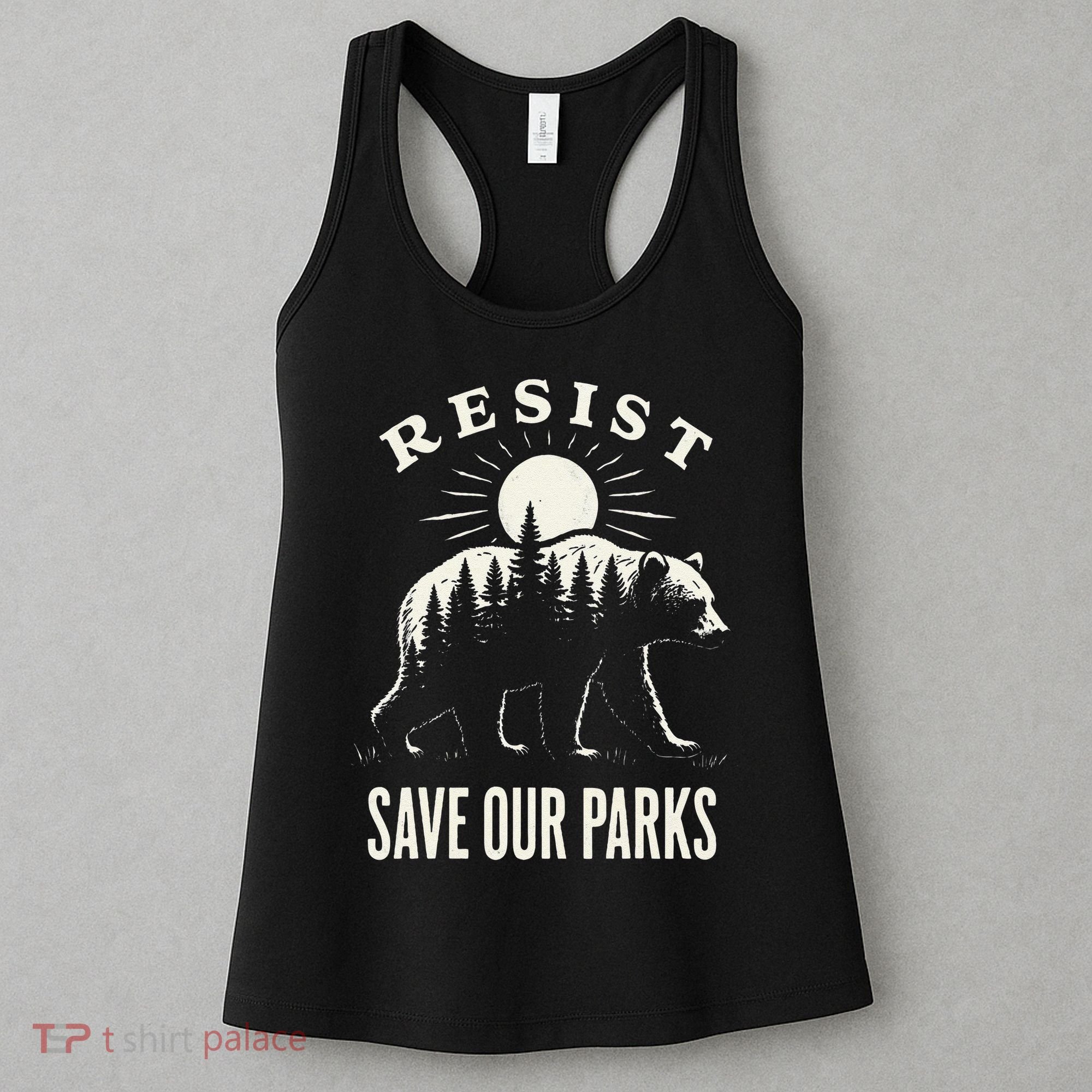 Bear Resist Save Our Parks Women's Tank Top
