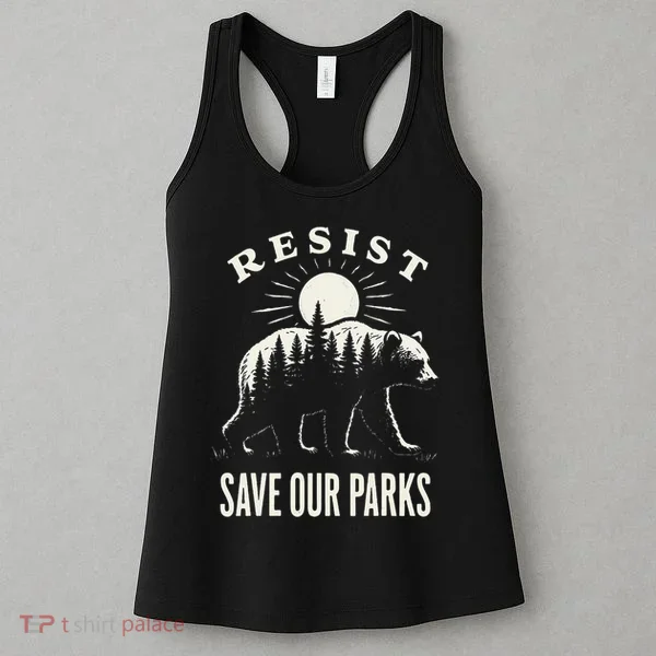 Bear Resist Save Our Parks Women's Tank Top