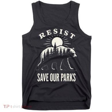 Bear Resist Save Our Parks Tank Top