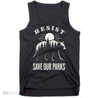 Bear Resist Save Our Parks Tank Top thumb 0