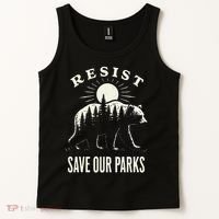 Bear Resist Save Our Parks Tank Top thumb 2